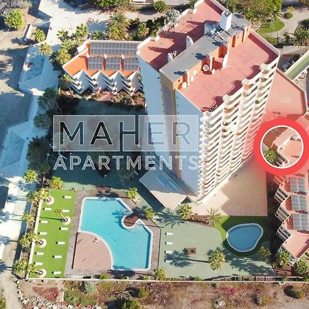 Cozy 1St Sea Line Apartment In The Quiet Area Los Cristianos  Ngoại thất bức ảnh