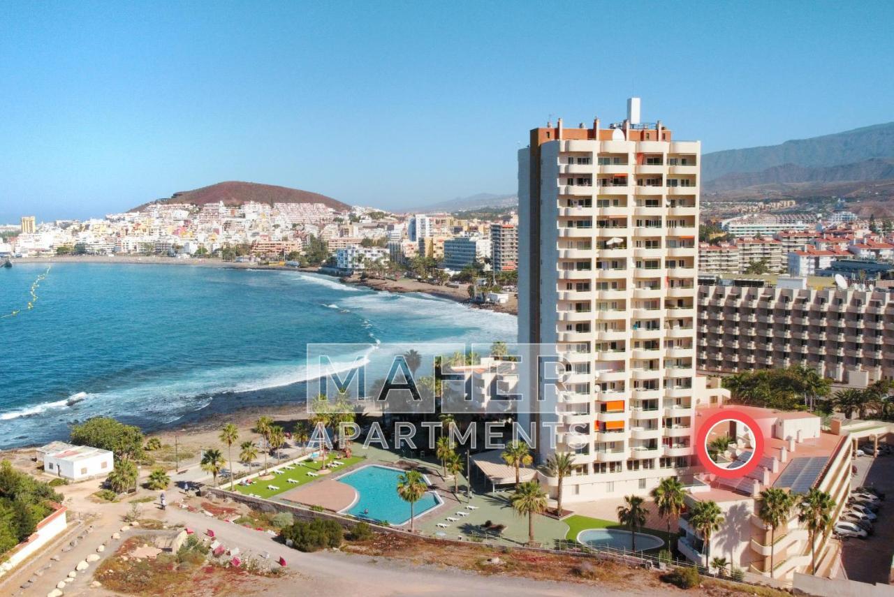 Cozy 1St Sea Line Apartment In The Quiet Area Los Cristianos  Ngoại thất bức ảnh